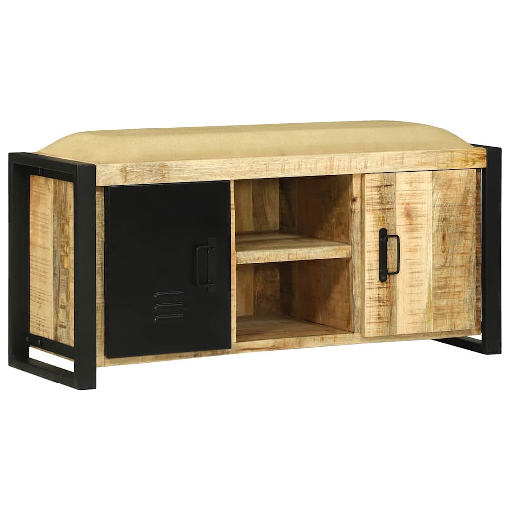 Armadio Panchina Marrone Legno massello di mango