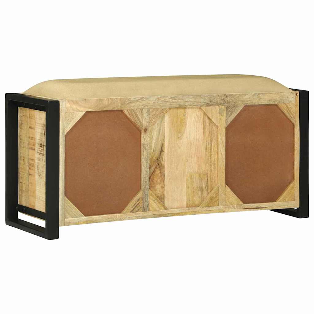 Armadio Panchina Marrone Legno massello di mango