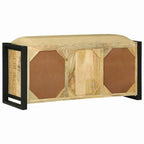 Armadio Panchina Marrone Legno massello di mango