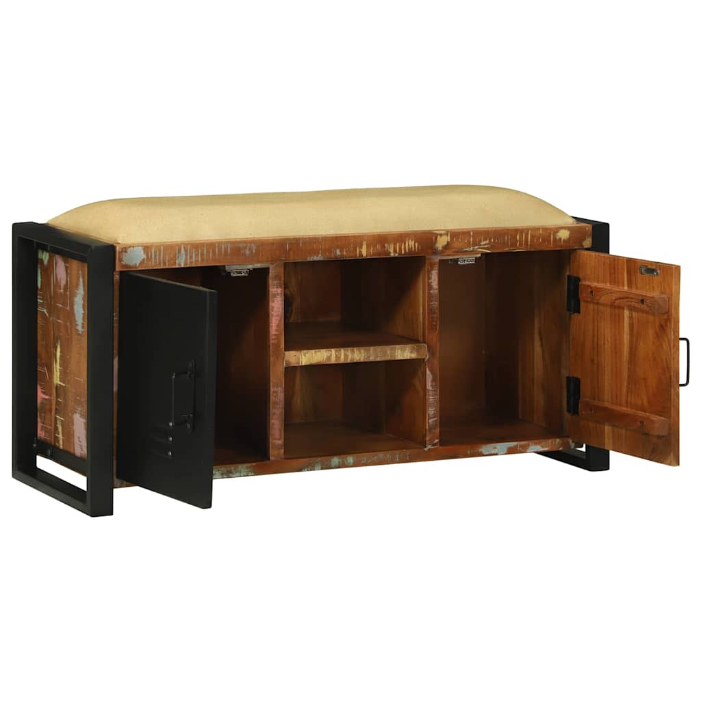 Armadio Panchina Multicolore Legno massello di recupero