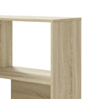 Libreria Angolare 4Ripiani Rovere Sonoma 85x85x140cm Truciolato