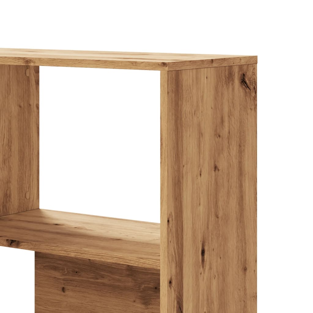Libreria 4 Ripiani Rovere Artigianale 85x85x140 cm Truciolare