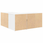 Mobile Angolare Bianco 160x40x45 cm in Truciolato
