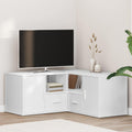Mobile Angolare Bianco 160x40x45 cm in Truciolato