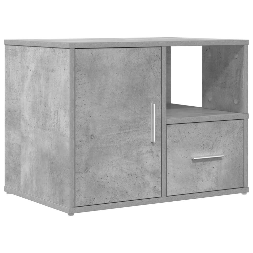 Mobile Angolare Grigio Cemento 160x40x45 cm in Truciolato