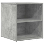 Mobile Angolare Grigio Cemento 160x40x45 cm in Truciolato
