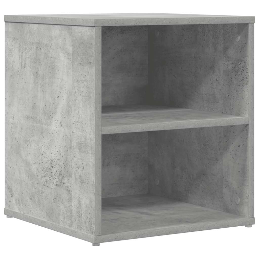 Mobile Angolare Grigio Cemento 160x40x45 cm in Truciolato