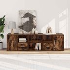 Mobile Angolare Rovere Fumo 160x40x45 cm in Truciolato