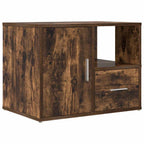 Mobile Angolare Rovere Fumo 160x40x45 cm in Truciolato