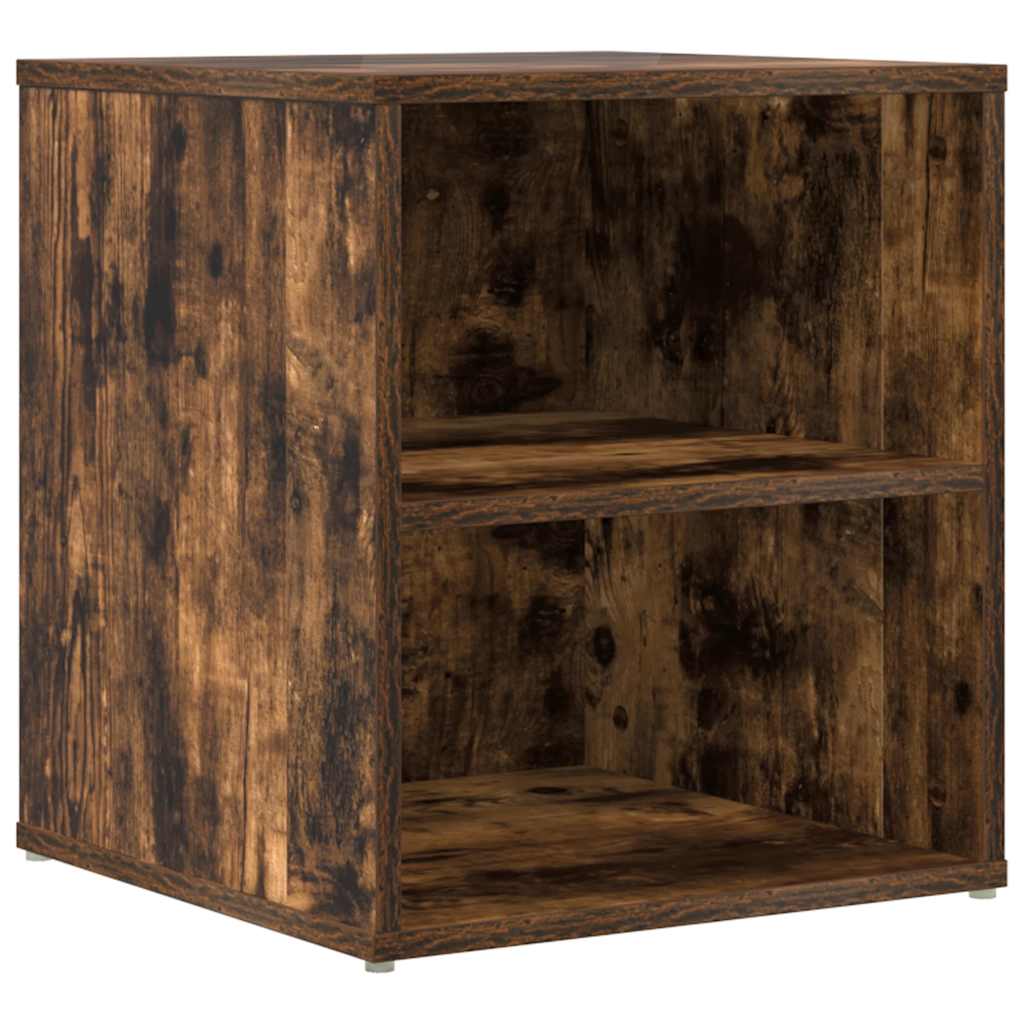 Mobile Angolare Rovere Fumo 160x40x45 cm in Truciolato