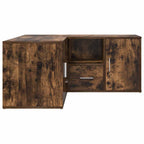 Mobile Angolare Rovere Fumo 160x40x45 cm in Truciolato
