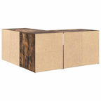 Mobile Angolare Rovere Fumo 160x40x45 cm in Truciolato