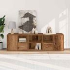 Mobile Angolare Legno Antico 160x40x45 cm in Truciolato