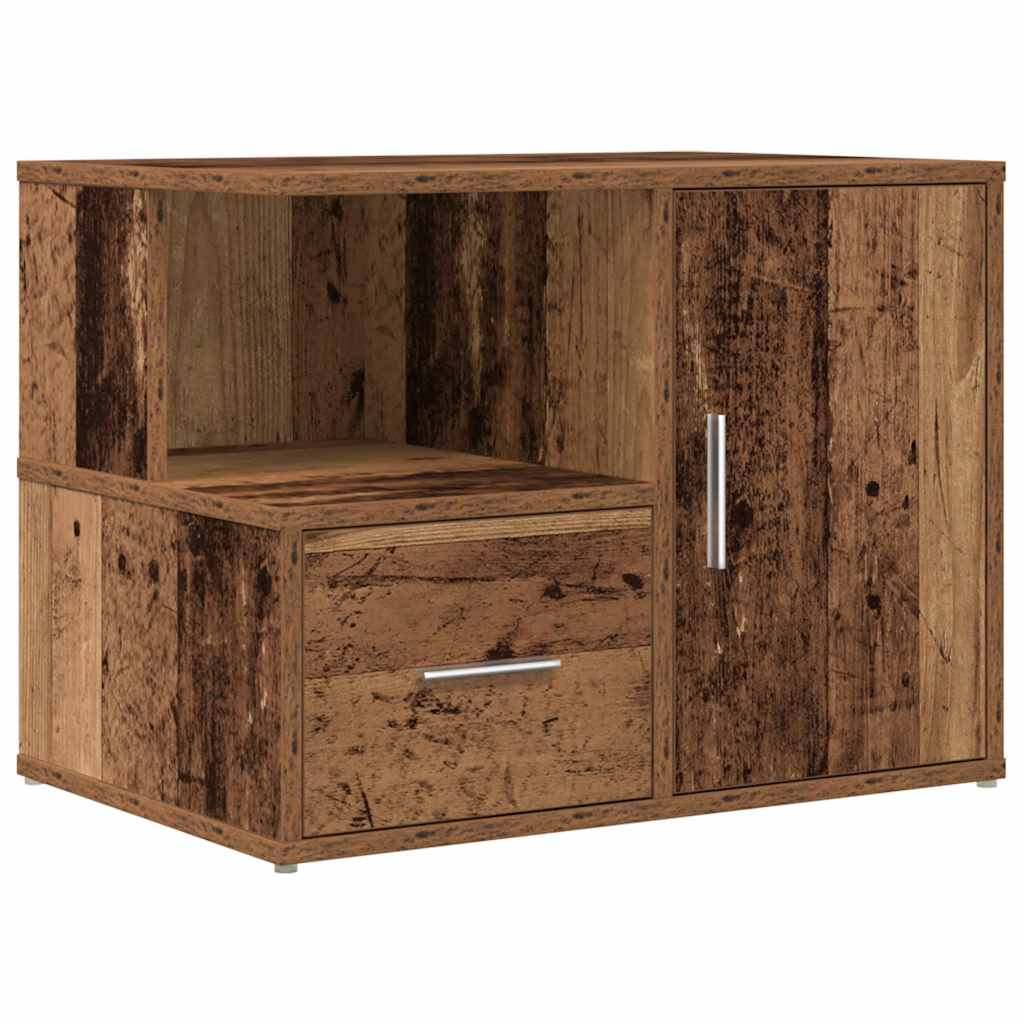 Mobile Angolare Legno Antico 160x40x45 cm in Truciolato