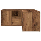 Mobile Angolare Legno Antico 160x40x45 cm in Truciolato