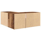 Mobile Angolare Legno Antico 160x40x45 cm in Truciolato