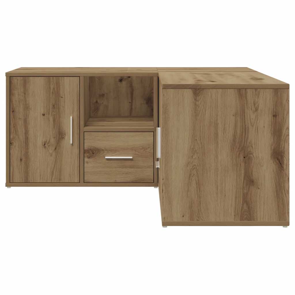 Mobile Angolare Rovere Artigianale 160x40x45 cm in Truciolato