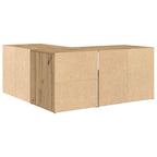 Mobile Angolare Rovere Artigianale 160x40x45 cm in Truciolato