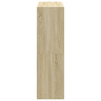 Libreria Rovere Sonoma 102x32x108 cm in Legno Multistrato