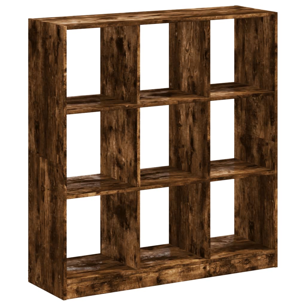 Libreria Rovere Fumo 102x32x108 cm in Legno Multistrato