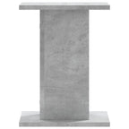 Supporti per Piante 2 pz Grigio Cemento 30x30x50 cm Truciolato