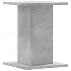 Supporti per Piante 2 pz Grigio Cemento 30x30x50 cm Truciolato