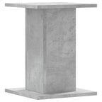 Supporti per Piante 2 pz Grigio Cemento 30x30x50 cm Truciolato