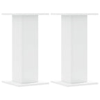 Supporti per Piante 2 pz Bianchi 30x30x60 cm Legno Multistrato