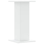 Supporti per Piante 2 pz Bianchi 30x30x60 cm Legno Multistrato
