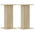 Supporti per Piante 2 pz Rovere Sonoma 30x30x60cm in Truciolato