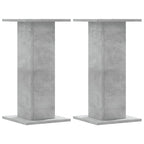 Supporti per Piante 2 pz Grigio Cemento 30x30x60 cm Truciolato