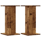 Supporti per Piante 2 pz Legno Vecchio 30x30x60 cm Truciolato