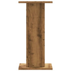 Supporti Piante 2 pz Rovere Artigianale 30x30x60 cm Truciolato