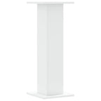 Supporti per Piante 2 pz Bianchi 30x30x80 cm Legno Multistrato