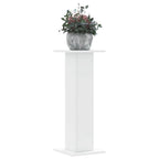 Supporti per Piante 2 pz Bianchi 30x30x80 cm Legno Multistrato