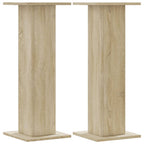 Supporti per Piante 2 pz Rovere Sonoma 30x30x80cm in Truciolato