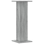 Supporti per Piante 2 pz Grigio Sonoma 30x30x80cm in Truciolato