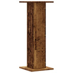 Supporti per Piante 2 pz Legno Vecchio 30x30x80 cm Truciolato