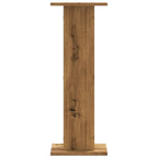 Supporti Piante 2 pz Rovere Artigianale 30x30x80 cm Truciolato