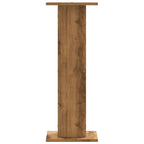 Supporti Piante 2 pz Rovere Artigianale 30x30x80 cm Truciolato
