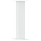 Supporti per Piante 2 pz Bianchi 30x30x95 cm Legno Multistrato
