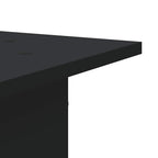 Supporti per Piante 2 pz Neri 30x30x95 cm Legno Multistrato