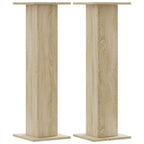 Supporti per Piante 2 pz Rovere Sonoma 30x30x95cm in Truciolato