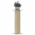Supporti per Piante 2 pz Rovere Sonoma 30x30x95cm in Truciolato