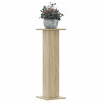 Supporti per Piante 2 pz Rovere Sonoma 30x30x95cm in Truciolato