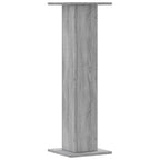 Supporti per Piante 2 pz Grigio Sonoma 30x30x95cm in Truciolato