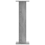 Supporti per Piante 2 pz Grigio Sonoma 30x30x95cm in Truciolato