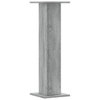 Supporti per Piante 2 pz Grigio Sonoma 30x30x95cm in Truciolato