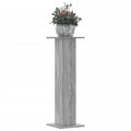 Supporti per Piante 2 pz Grigio Sonoma 30x30x95cm in Truciolato