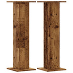 Supporti per Piante 2 pz Legno Vecchio 30x30x95 cm Truciolato
